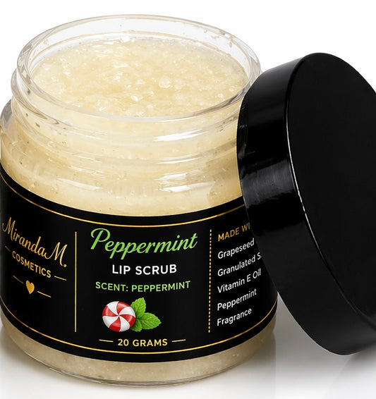 Peppermint Scented LipScrub
